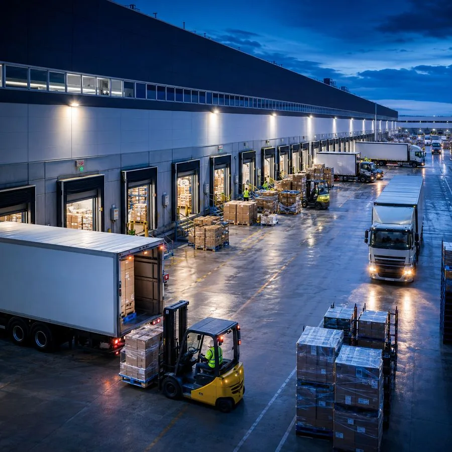 Distributors logistics and transport fleet facility